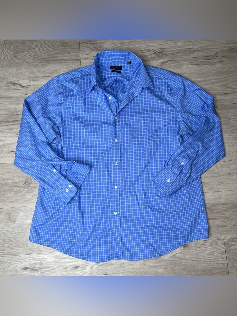 Lauren Ralph Lauren Button Down Shirt 2XL Business Casual Collegiate Preppy